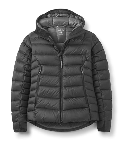 Rab Women's Electron Pro 800-Fill Down Hooded Jacket for Climbing & Mountaineering