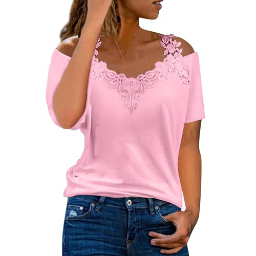 Weißes T-Shirt Damen Locker Poloshirt Kurzarm Blazer Over The Top Long Shirts für Nashville Blusen T Shirt Bedrucken Rosa XL für 13,99 EUR bei Amazon Bild: Weißes T-Shirt Damen Locker Poloshirt Kurzarm Blazer Over The Top Long Shirts für Nashville Blusen T Shirt Bedrucken Rosa XL für 13,99 EUR bei Amazon