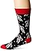 Socksmith Mens' Novelty Crew Socks "Bacon 'n Eggs" - 1 pair (Black)
