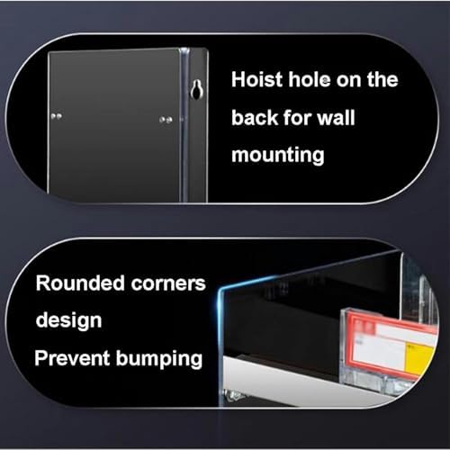 Wall-Mounted Automatic Cigarette Pusher Tray - Retail Display Holder for Countertop or Store Showcases - Ideal for Cigarette Dealers in Malls and Shops