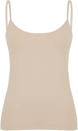 Camiseta Regata Alça Fina Segunda Pele Anágua Feminina Conforto Lisa Blusa Academia Baixo