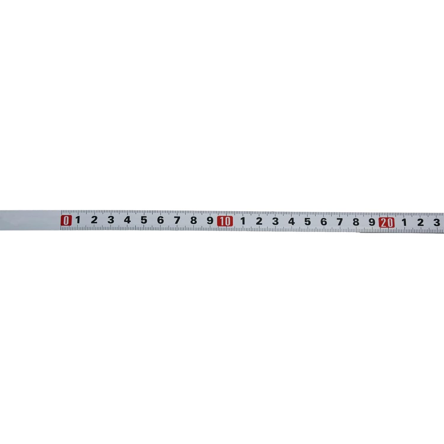 Meichoon Self-Adhesive Measuring Tape Sticky Steel Ruler Tape 1/2 x 16 ft, 5 m Left-Right Reading DC713