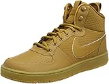 Nike Men's Court Borough Mid Winter Shoe Wheat/Black/Gum Light Brown Size 9 M US