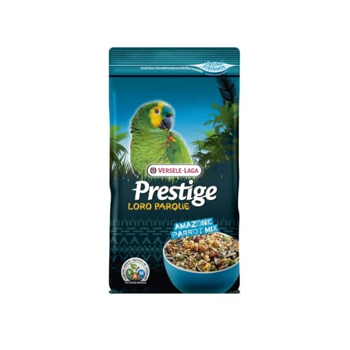 Versele-Laga Loro Parque Amazone Parrot Mix | 1 kg | Alimento complementario para Loros sudamericanos | para apoyar la vitalidad | con vitaminas y minerales
