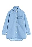 ARMEDANGELS TAALE - Damen Overshirt Relaxed Fit aus recycelter Baumwolle S/M Medium Slate Jacken Overshirt Rundhals Relaxed Fit