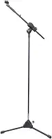 Pedestal de Microfone com Cachimbo Para Microfone com Fio ou sem Fio (PARA MIC COM FIO)