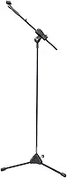 Pedestal de Microfone com Cachimbo Para Microfone com Fio ou sem Fio (PARA MIC COM FIO)