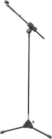 Pedestal de Microfone com Cachimbo Para Microfone com Fio ou sem Fio (PARA MIC COM FIO)