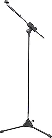 Pedestal de Microfone com Cachimbo Para Microfone com Fio ou sem Fio (PARA MIC COM FIO)