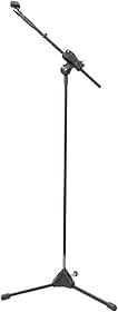 Pedestal de Microfone com Cachimbo Para Microfone com Fio ou sem Fio (PARA MIC COM FIO)
