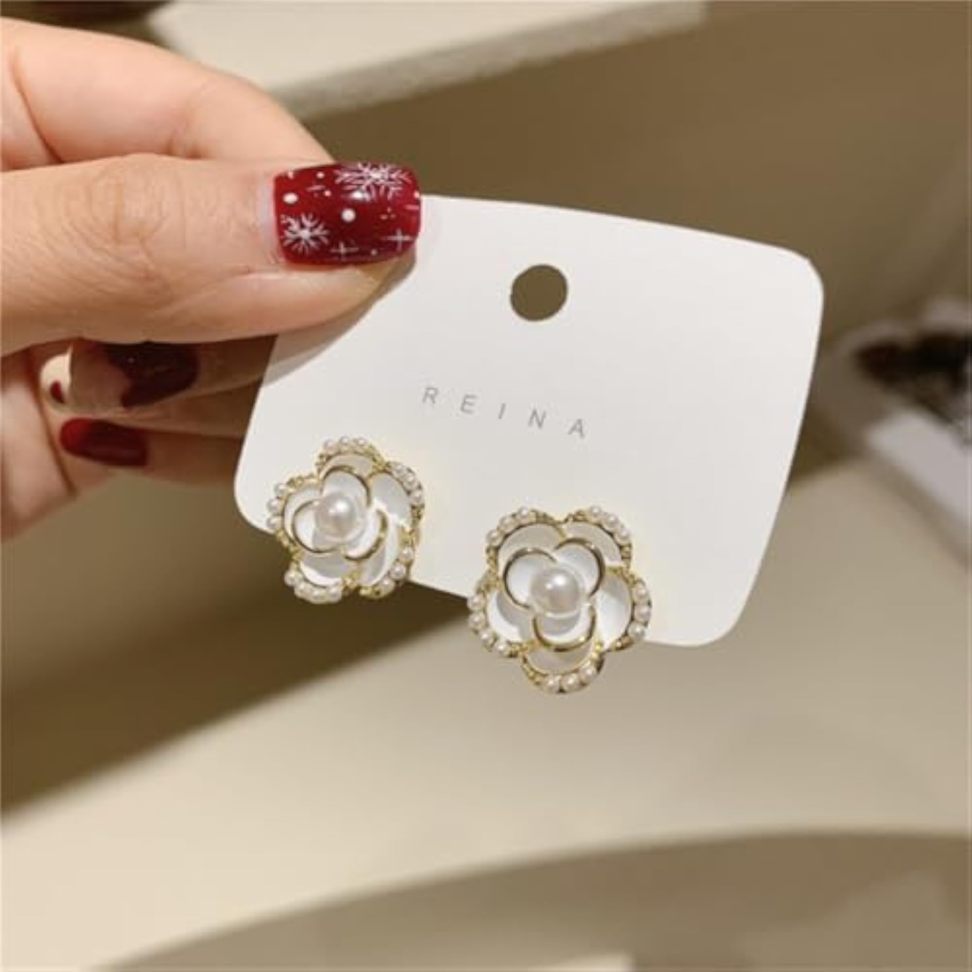 Trendy Pearl Dangle Earrings for Women