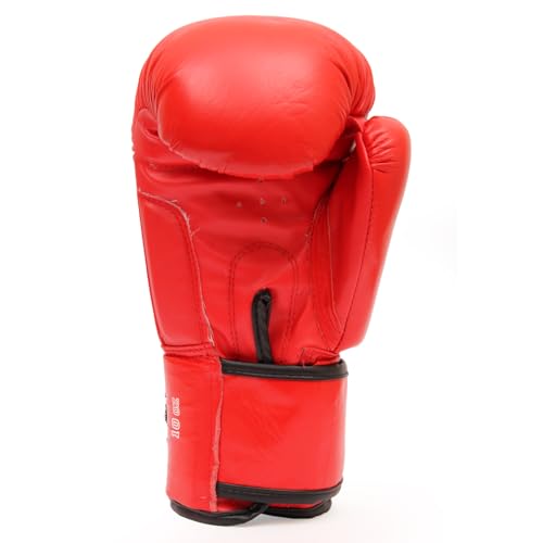 Image of RXN Training Sparring Boxing Gloves for Men & Women (RED,16oz) | Amateur Boxing Gloves for Training|Sparring & Heavy Bag Work | Multi-Layer Foam Padding | Secure Wrist Support