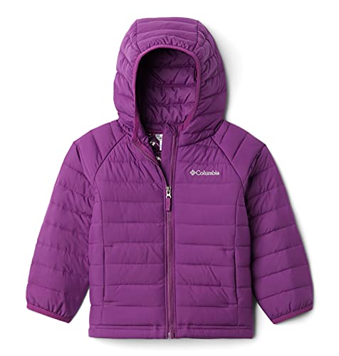 Columbia Casaco com capuz para jovens meninas Powder Lite, ameixa, PP