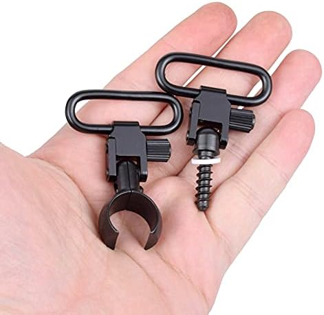 OAREA Lever Action Rifle Sling Mount Kit Split Band with 1'' QD 115 Sling Swivels for Winchester Marlin Mossberg