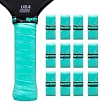 Bodhi Performance PROtack Premium Pickleball Overgrips (Teal, 12-Pack)