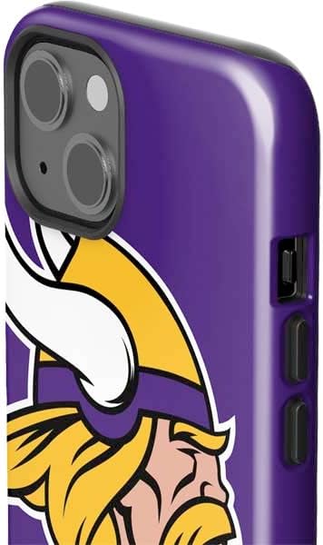 Skinit Impact Phone Case Compatible with iPhone 13 - Officially Licensed NFL Minnesota Vikings Large Logo Design