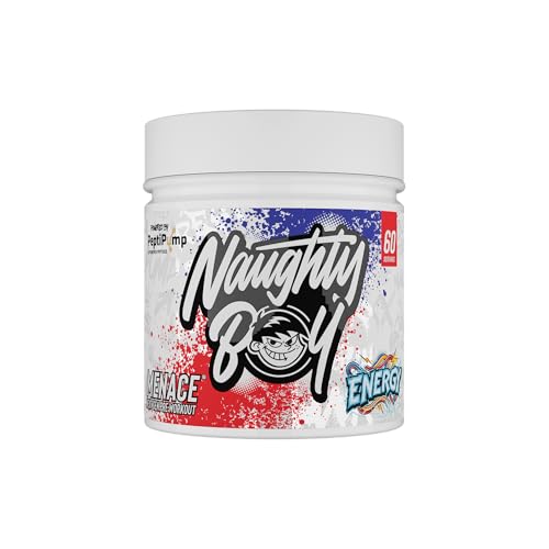Booster pré-entraînement Naughty Boy Menace V2 endurance et énergie musculation 60 servings