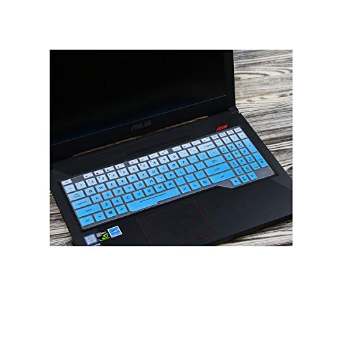 Compatible for Asus TUF Gaming FX505 Fx505ge FX505DV FX505G FX 505 GD DT GM FX505GM FX505GD Fx505DT 15.6'' Laptop Keyboard Cover Protector,fadeblue