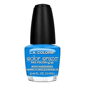 L.A. Colors Craze Nail Polish, Aquatic, 0.44 Fluid Ounce