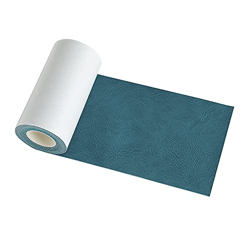 Image of Leather Repair Tape kit, Peacock Green 4 x 60inch Self Adhesive Patch for Couch, Sofa, Car Seat, Handbag, Furniture, Drivers Seat, Jacket, Computer Chair First Aid Vinyl Repair kit