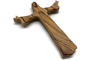 Small Wooden Cross for Wall Jesus Christ Resurrection Cross