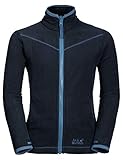 Leicht Jack Wolfskin Kinder Sandpiper Jacket Kids Fleecejacke, Night Blue, 164