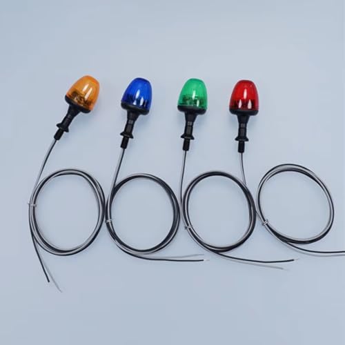 Luces giratorias RC para maquetas de excavadoras en obras 3