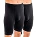 Produktbild HERMKO 3980 2er Pack Herren Longpant mit Eingriff, hoher Leib, Farbe:schwarz, Größe:D 9 = EU 3XL