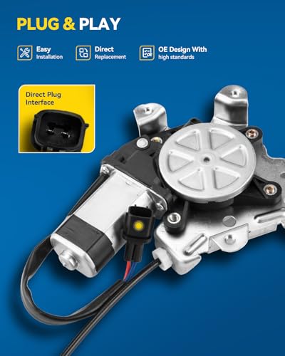 Image of PHILTOP Rear Right Power Window Regulator w /Motor Fit for Escape 2008-2012