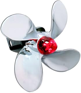 Bully CR-402L Chrome Boat Propeller Funny Trailer Truck Towing Hitch Receiver Cover