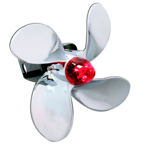 Bully CR-402L Chrome Boat Propeller Funny Trailer Truck Towing Hitch Receiver Cover