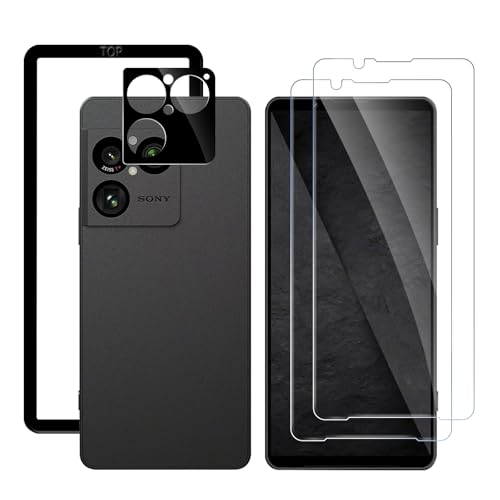 �y�K�C�h�g�t���zXperia 1 VIII �i XQ-GE44 / SO-51G / SOG17�j �Ή� �K���X�t�B�����i�Q������j�{�J�����t�B�����i1������j �\��t���ȒP �����z�� �C�A�h�~ �����K���X �d�x�XH �Ռ��z�� �w��h�~ �C�A�h�~ �����x 