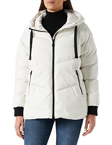 Geox Chaqueta W Hoara para Mujer, Cloud White., 44