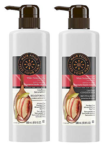 Hair Food Color Protect Shampoo And Conditioner Infused With White Nectarine & Pear Fragrance #TOP8