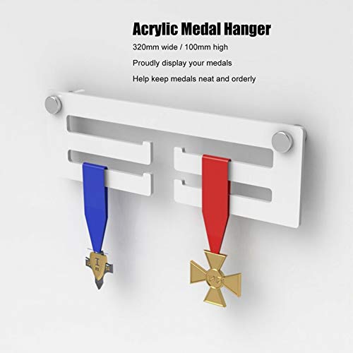 FOLOSAFENAR Suporte de medalhas, suporte de parede para prêmios, suporte de medalhas, suporte de par