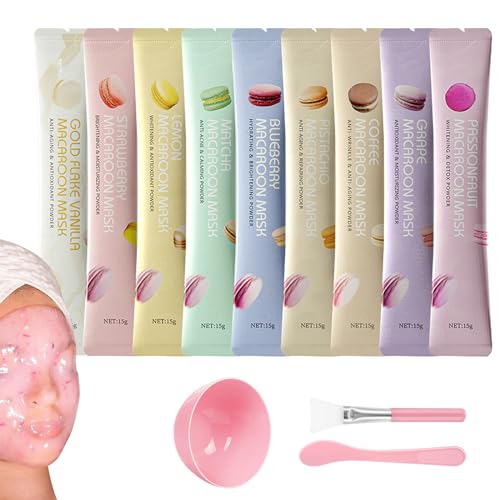 Mascarillas de Gel, Jelly Mask en polvo para Faciales, Mascarilla Facial de Gelatina Hidratante para la Cara en Polvo, Jelly Mask Hydro Faciales Hidratantes, Mascarilla Hidrofacial Despegable en Polvo
