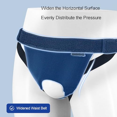 Faja para Hernia Inguinal Ajustable Mediana Negra miniatura 4