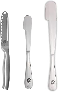 Multifunctional Kitchen Knives 3 Set - 1 Magic Butter knife and 2 Spatula Spreading Knives L and XL