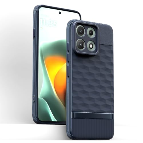 Image of Outlouders Back Cover for Motorola Moto Edge 70 Max 5G | Full Camera Protection | TPU Soft Flexible Shockproof Bumper Case (Blue)