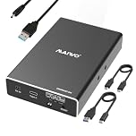 MAIWO Dual Bay Hard Drive RAID Enclosure for 2.5 Inch SATA SSD HDD, RAID 0/1/JBOD/PM, USB 3.1 Gen 2 10Gbps with UASP, 16TB Capacity, External Aluminum HDD Bay
