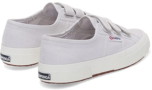 Superga - Unisex 2750 Cot3Strapu Sneakers, Color Grey Lt/F Avorio, Size: 5 M Us Mens/6.5 M Us Womens #TOP2