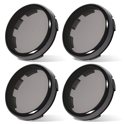 Benlari Upgraded Bullet Smoke Turn Signal Light Lenses Anti-scratch Covers