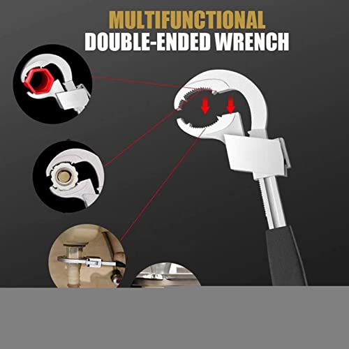 Eteslot Universal Adjustable Double-Ended Wrench