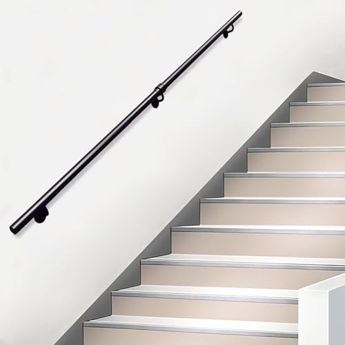 Rampe de sécurité murale antidérapante pour sécuriser l'escalier du jardin