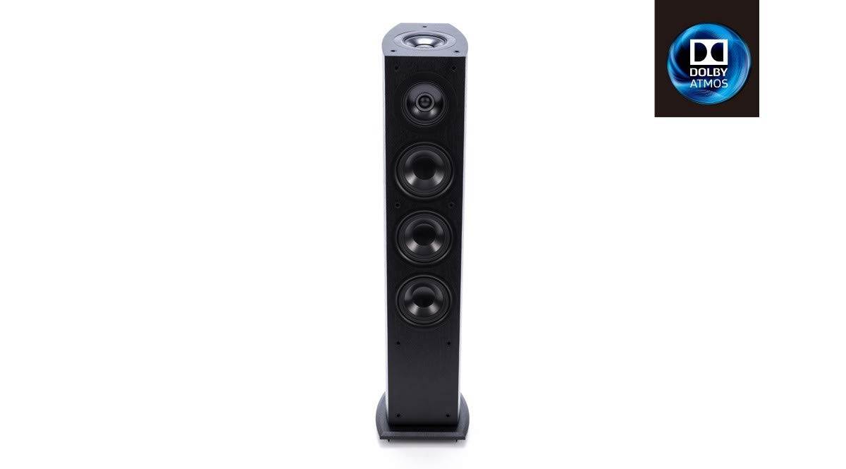Pioneer S-FS73 A Lautsprecher – 140 W, 3-Wege, Schwarzes Vinyl-Finish, 86 DB Empfindlichkeit