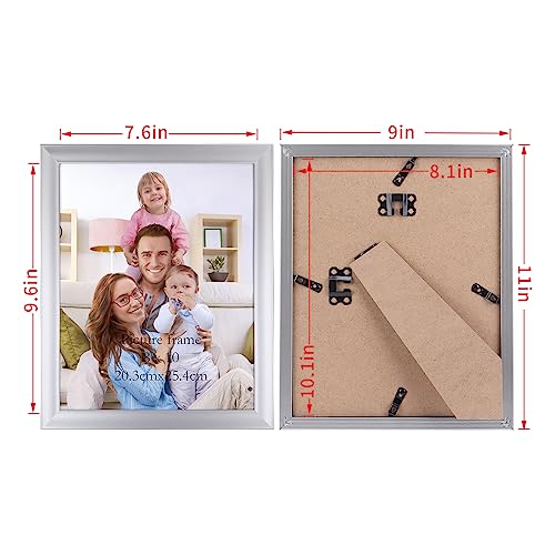 Giftgarden 8X10 Picture Frame Silver Set Of 12, Multi Modern 8 By 10 Photo Frames Bulk For Wall Or Tabletop Display #TOP1