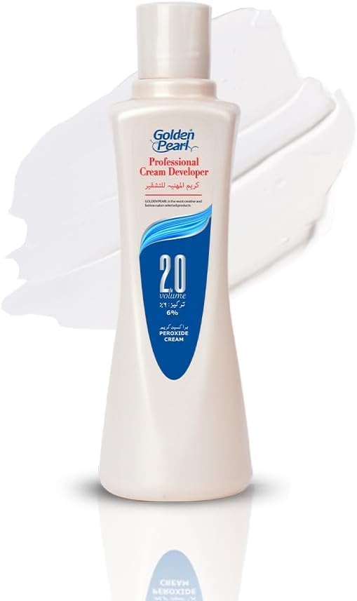 Golden Pearl Professional Cream Developer, 20 Volume, Peroxide Cream with Crodalan LA 500ml
