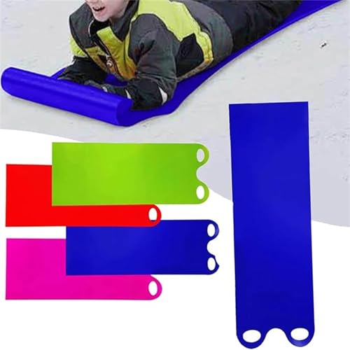 Tapis de snowboard léger enroulable, traîneau à neige, tapis volant, luge, luge, plaisir en plein air, luge glissante, planche de ski portable flexible, tapis de ski (A)