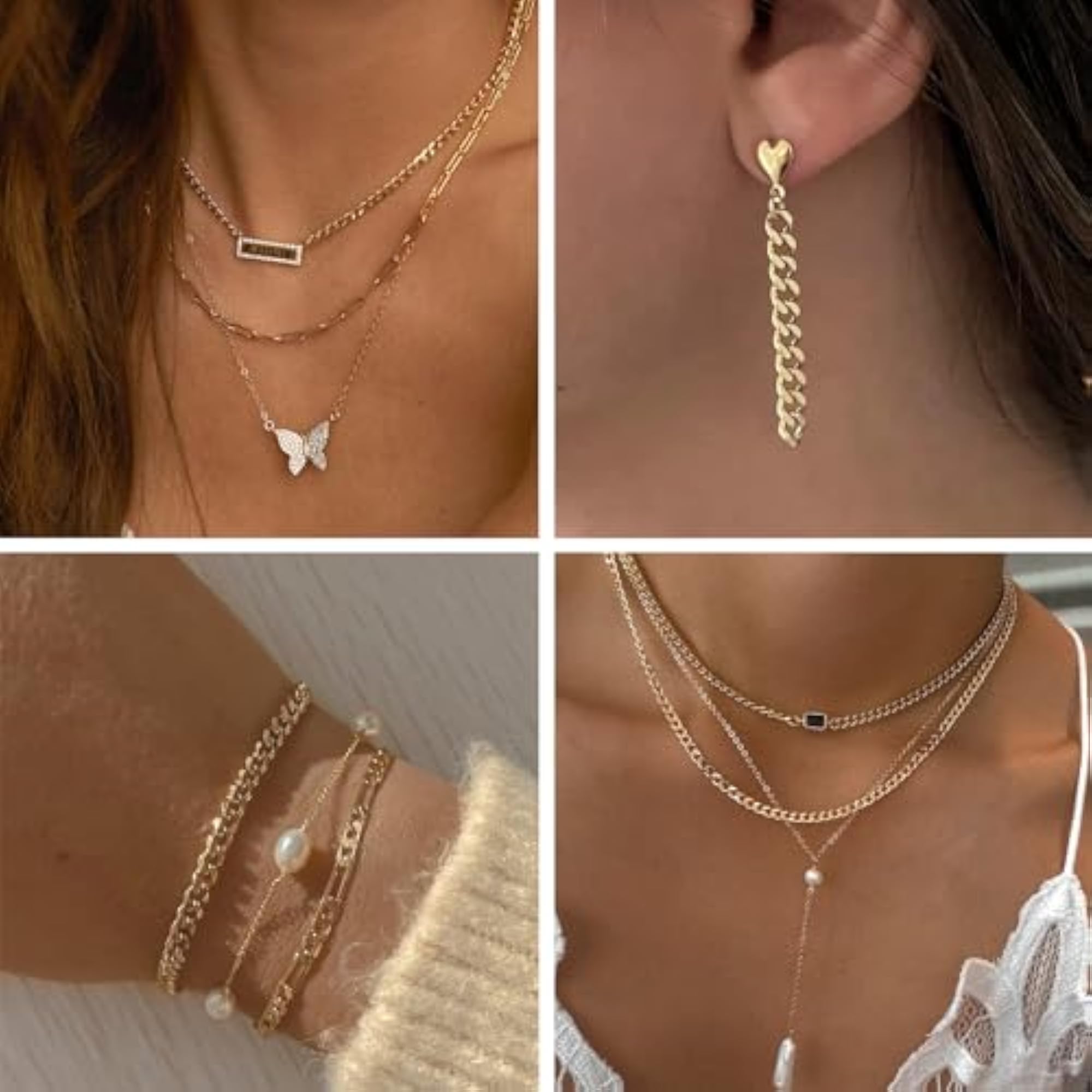 16.4 Feet Gold Plated Craft Chains for Jewellery Making
