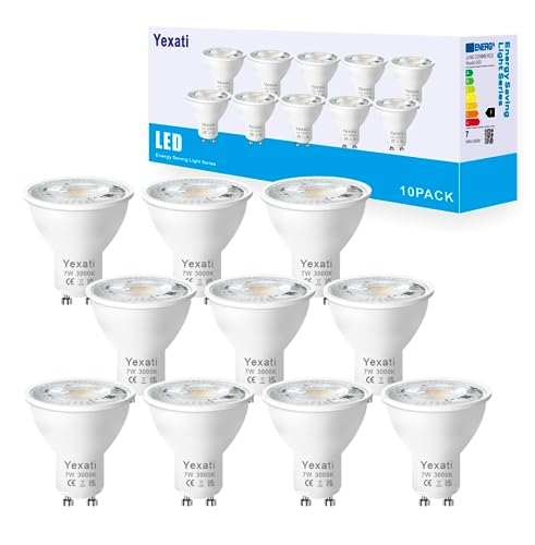 Yexati Lampadine Led Gu10,7W(Equivalente A 50W), Luce Bianca...